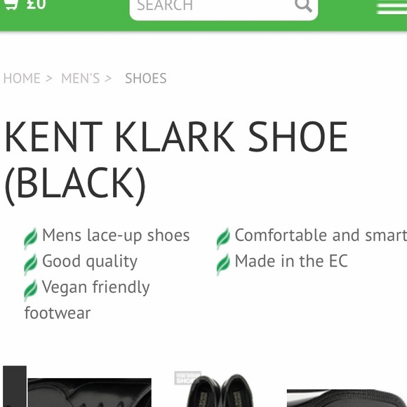 Vegan Vegetarian Shoes Klerk Kent black Oxford lace up dress shoes - Picture 3 of 11